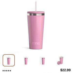Rtic dusty rose tumbler